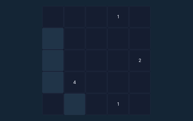 Nurikabe game board